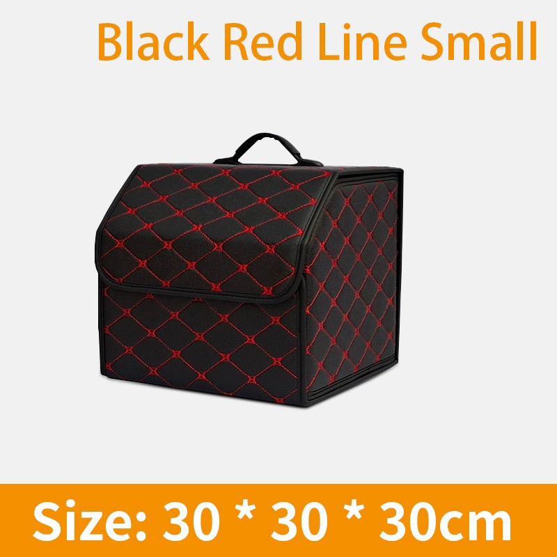 Collapsible Car Trunk Storage Organizer Box with Lid