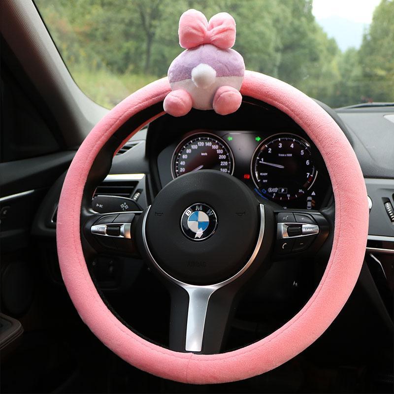 Winter Warm Fluffy Steering Wheel Cover