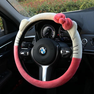 Winter Warm Fluffy Steering Wheel Cover