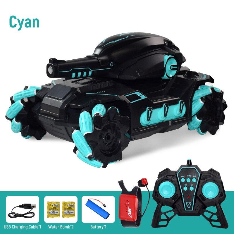 Stunt Car Battle Toy Tank Gesture RC Vehicle 1000 gel balls pack