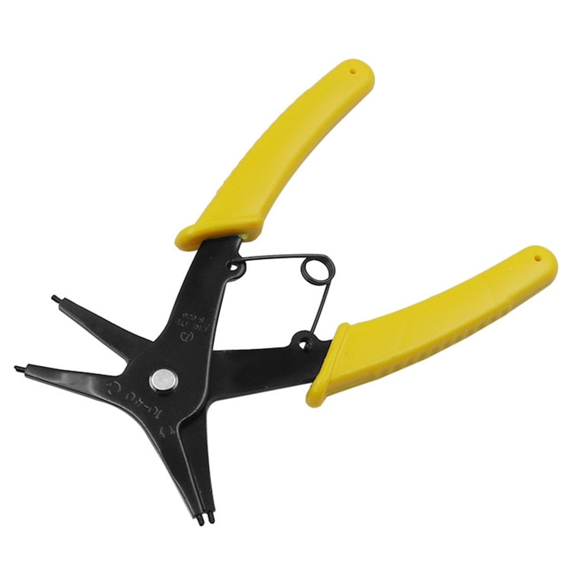 【Circlip Pliers】Dual-purpose Circlip Pliers Snap Ring Fixed Hardware Tools Internal Tools Repair External Manual Pincers Hand Card Retainin G8g8