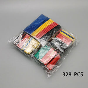 164/328pcs Set 8 Sizes Heat Shrink Tube Shrinking Assorted