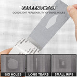 Strong Self Adhesive Window Screen Repair Tape Window Net Screen Repair Patch Covering Up Holes Tears Anti-Insect Mosquito Mesh