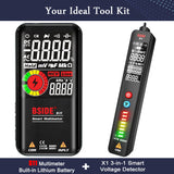 BSIDE Digital Multimeter 9999 T-RMS 3.5" LCD Color Display