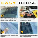 【Windshield Oil Film Cleaner】50ml Car Windshield Oil Film Cleaner Professional Automobile Window Glass Windscreen Oil Film Dust Removing Paste