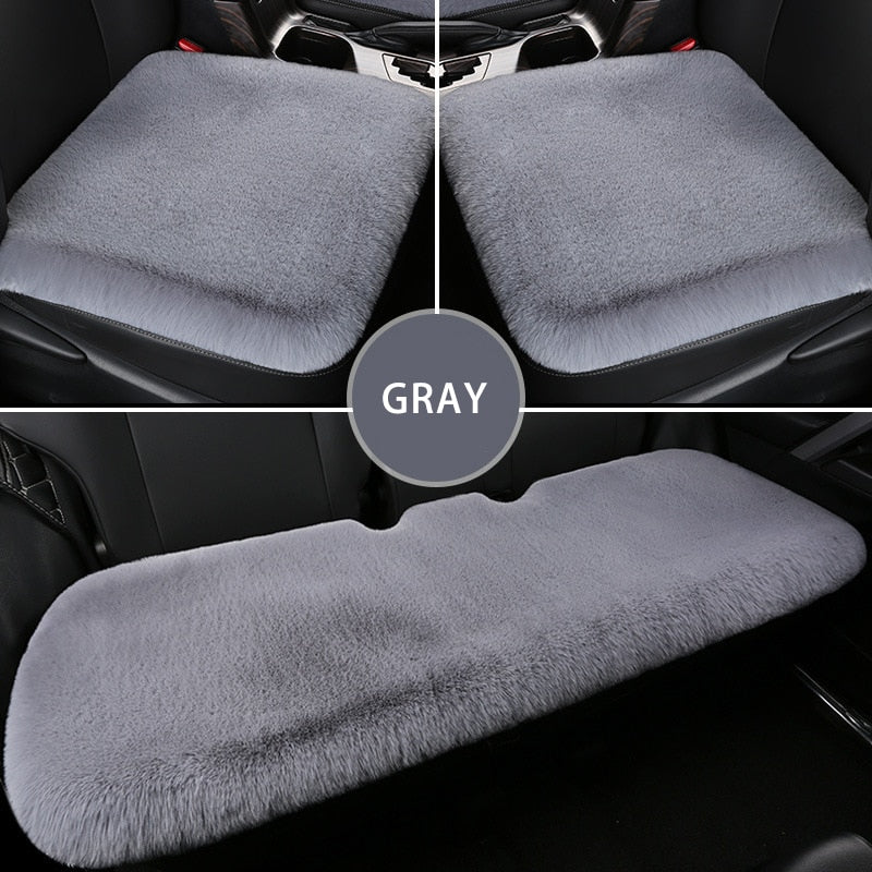 【LV106】Winter Warm Car Seat Cover Fluffy Car Seat