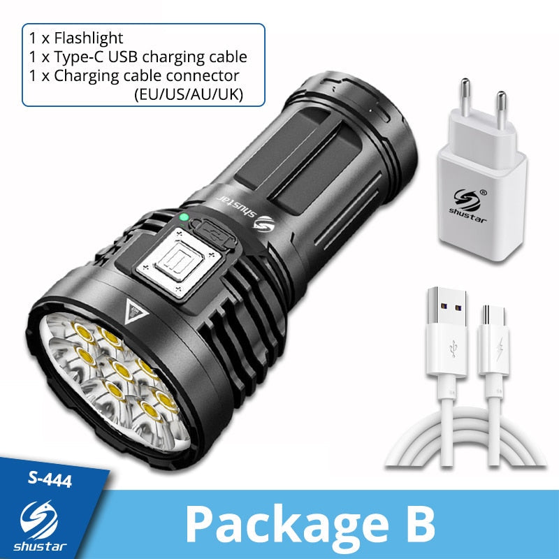 【CA051】Upgrade 8LED Super Bright Flashlight