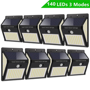 SolarGlow 230 LED Motion Sensor Solar Lights