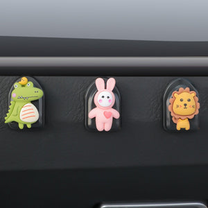 【LM465】5Pcs Cute Sticky Car Hook