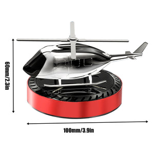 【Car Solar Power Helicopter】Helicopter Air Freshener Car Aircraft Aromatherapy Car Helicopter Air Freshener Solar Power Plane Car Helicopter Car Interior