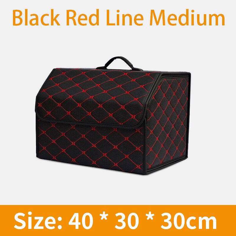 Collapsible Car Trunk Storage Organizer Box with Lid