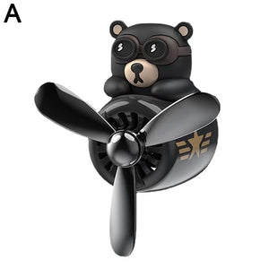 Bear Rotating Propeller Car Air Freshener