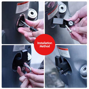 【LM438】Universal Motorcycle Helmet Lock