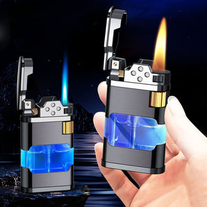 【LM459】Metal Flame Gas Lighter