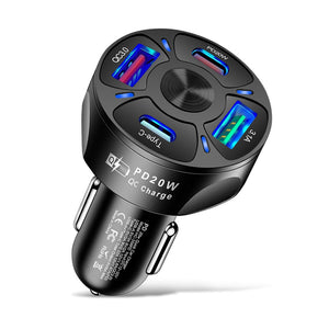 OLAF Dual USB C Fast Car Charger