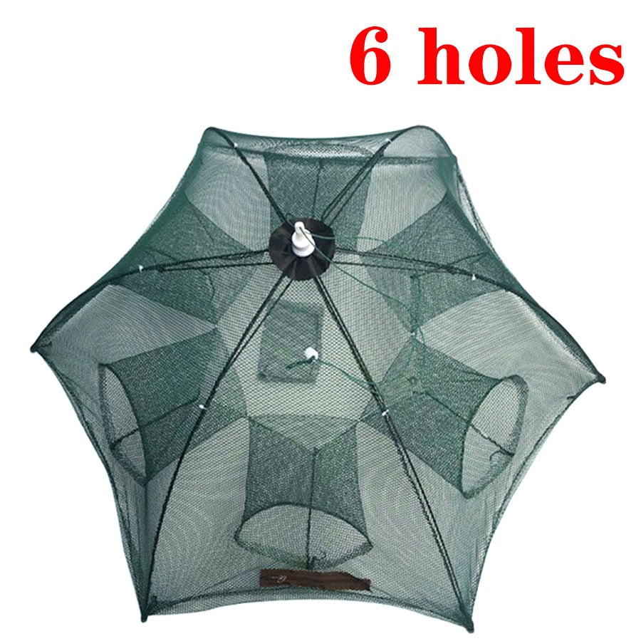 Foldable Nylon Auto Fishing Trap