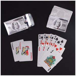 【LM462】Waterproof Gold Plastic Poker Cards