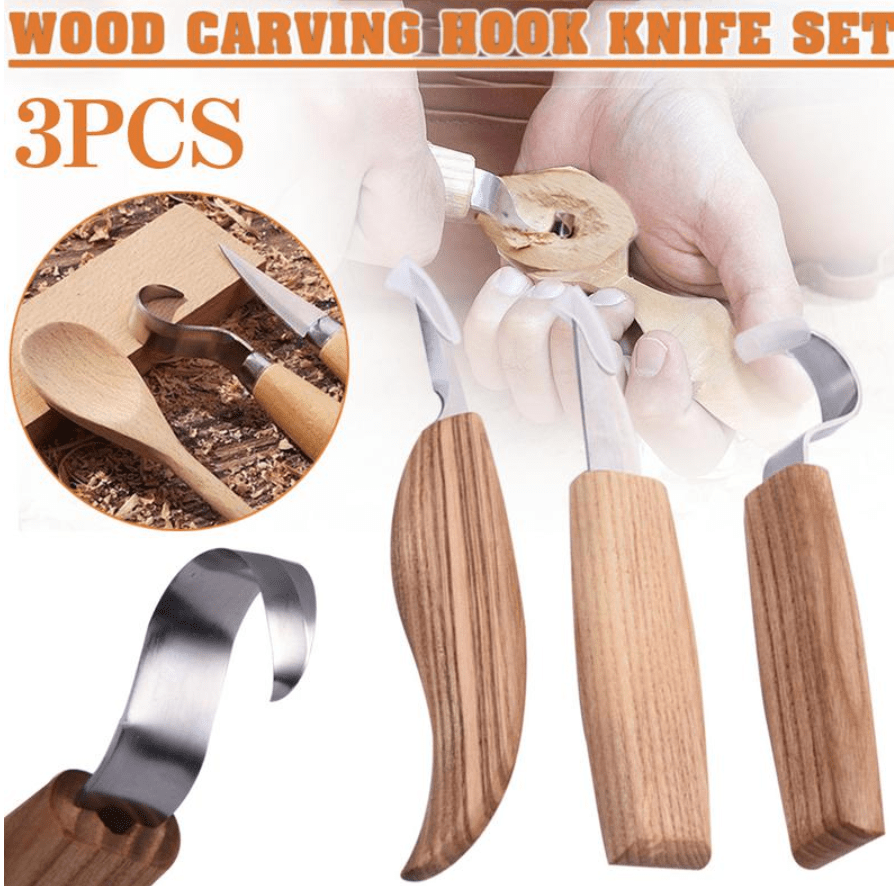 SharpCraft Carving Chisel 3pcs Kit