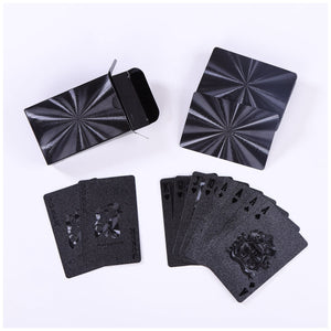 【LM462】Waterproof Gold Plastic Poker Cards