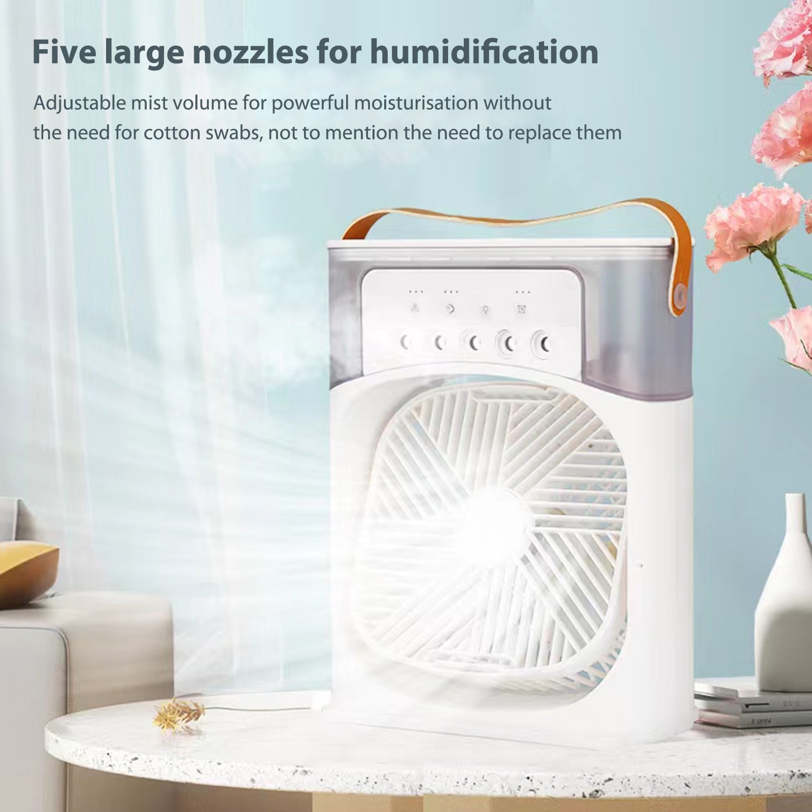 Portable USB Misting Fan with Humidifier