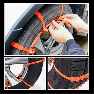 【LV082】Car Winter Tire Wheels Snow Chains Wheel Tyre Cable Belt Winter Outdoor