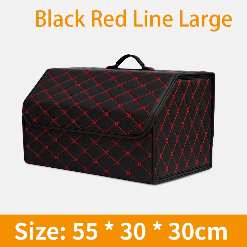 Collapsible Car Trunk Storage Organizer Box with Lid