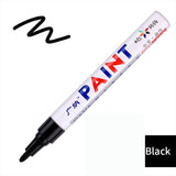 【Tire Painting Pen 】Paint Cleaner Car Wheel Tire Oily Painting Pen Auto Rubber Tyre Polishes Metal Permanent Marker Graffiti Touch Scratch Wet Wax