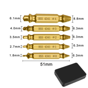 Damaged Screw Extractor Set