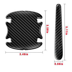 love597 Carbon Fiber Car Doorknob Scratches Protection Sticker