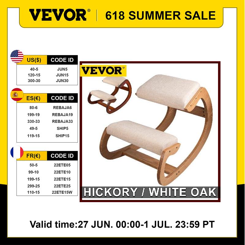 VEVOR Ergonomic Kneeling Chair Stool - Posture Improvement