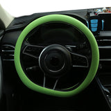 【Anti-slip Steering Wheel Protective】Universal Solid Color Anti-slip Silicone Car Steering Wheel Protective Cover Practical Non-slip Car Steering Wheel Cover Silicon