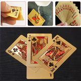 【LM462】Waterproof Gold Plastic Poker Cards