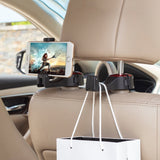 【LV107】Car Mobile Phone Holder Car Headrest Hooks Mobile Stand