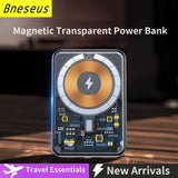 love377  10000mAh Transparent Portable Magnetic Power Bank