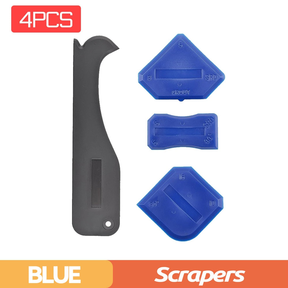 5-in-1 Silicone Scraper Caulk Remover Tool Set