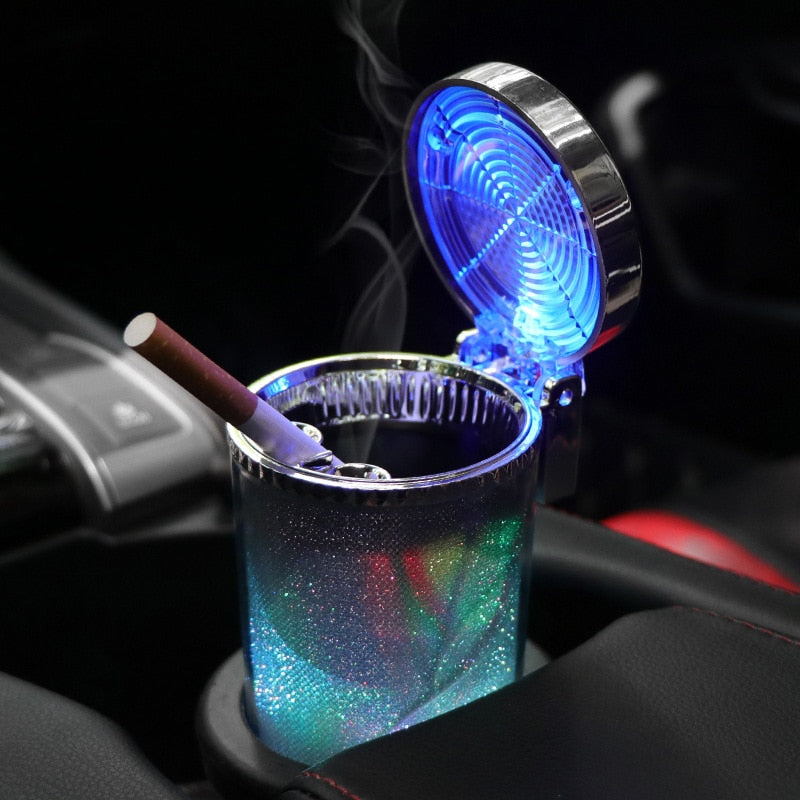 【LV111】Car Ashtray with LED Light