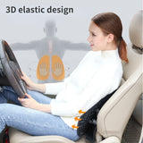 【Double Back Lumbar Cushion】Back Support for Office Chair Car Comfort Lumbar Pillow Adjustable Ergonomic Balanced Firmness for Back Pain Relief