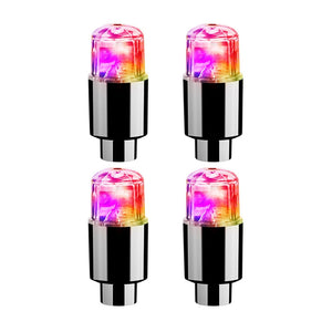 【LV002】Colorful Car Tire Valve Caps LED Car Motorcycle Cycling Wheel