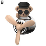 Bear Rotating Propeller Car Air Freshener