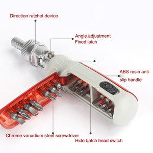 15-in-1 Precision Ratchet Screwdriver Combo Set