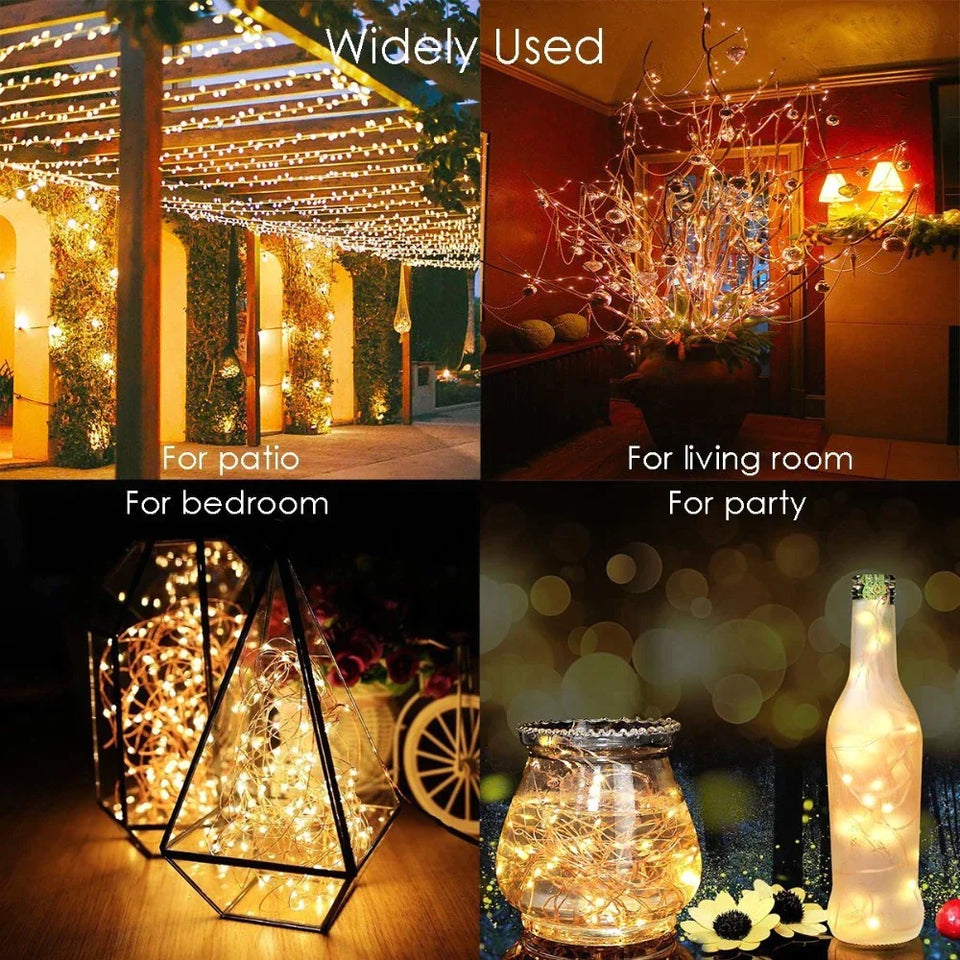 Solar String Fairy Lights Waterproof