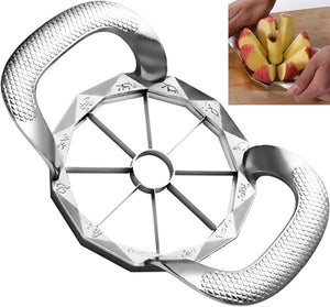 Apple corer slicer with core extractor cutter chopping coring 2 in 1 creative in zinc alloy stainless steel