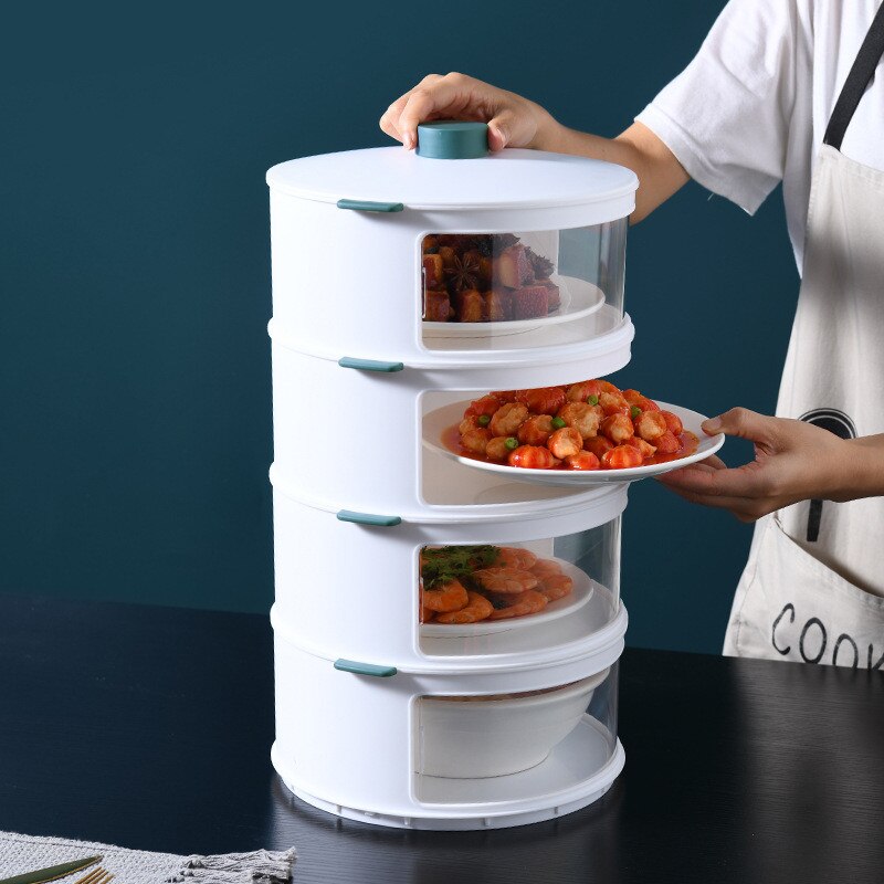 Transparent Stackable Food Insulation Cover