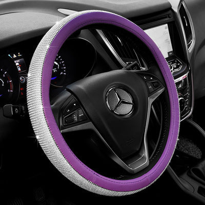 Diamond Crystal Car Steering Wheel Cover