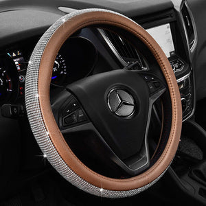 Diamond Crystal Car Steering Wheel Cover