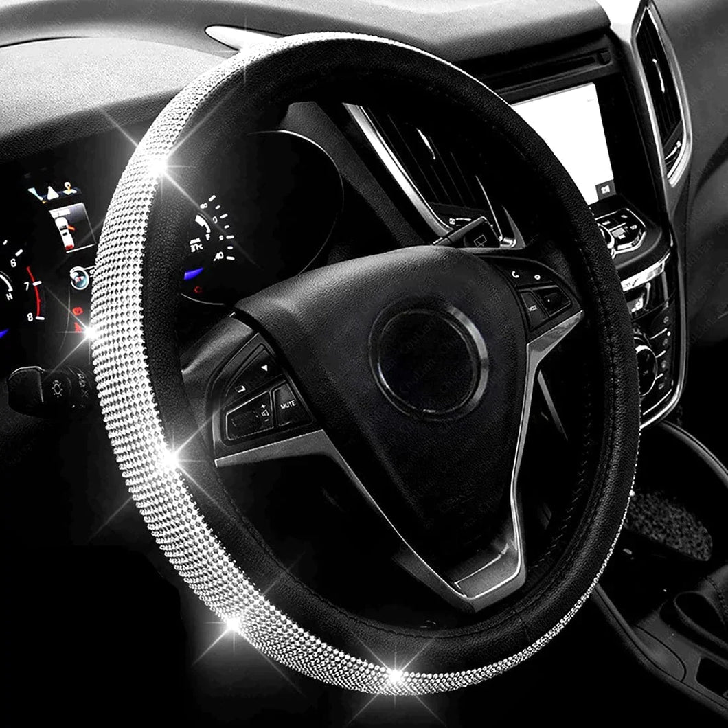 Diamond Crystal Car Steering Wheel Cover