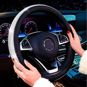 Diamond Crystal Car Steering Wheel Cover