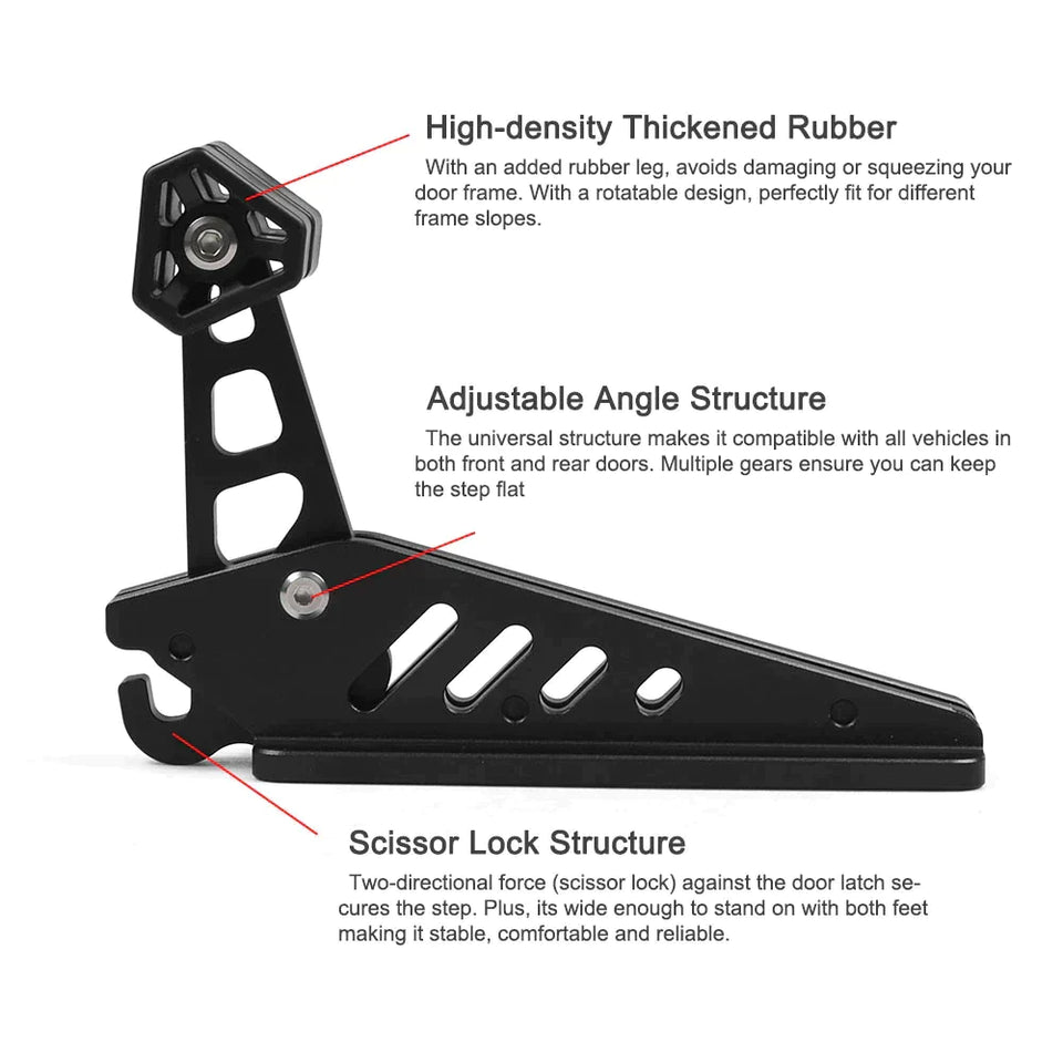 Auxiliary Pedals Foldable Rack Car Door Step