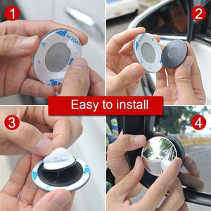 Blind Spot Removal Mirror (2pcs) - LIMITED STOCK!