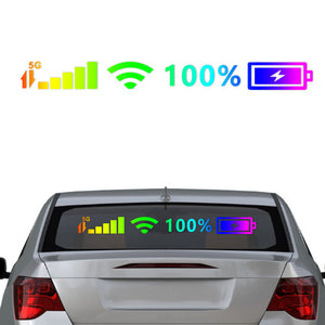 Wifi Battery Level Car Stickers